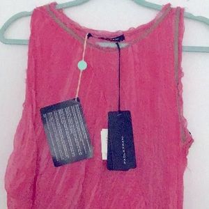 NWD Paola Frani Silk strawberry dress $3985
